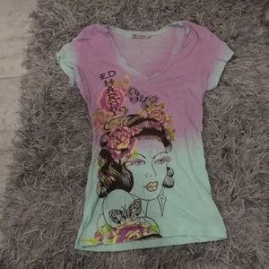 Ed Hardy Short Sleeve Tee size S